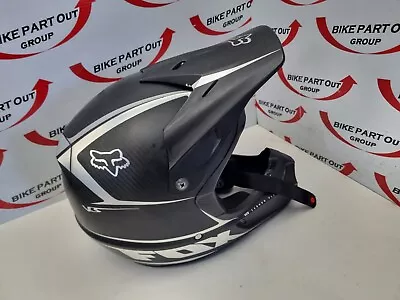 $99.29 • Buy Fox  MX V3 RS Carbon Black Motocross Riding Helmet Size L