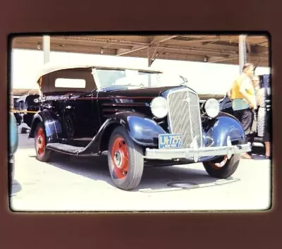 1933 Chevy Tourer NY Licence Plate 1968 35mm Kodak Ektachrome Photo Slide • $29