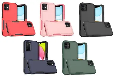 Lot/5 Dual Layer Traveler Hybrid Case For IPhone 11/12/15/15 Pro/15+/15 Pro Max • $22.99