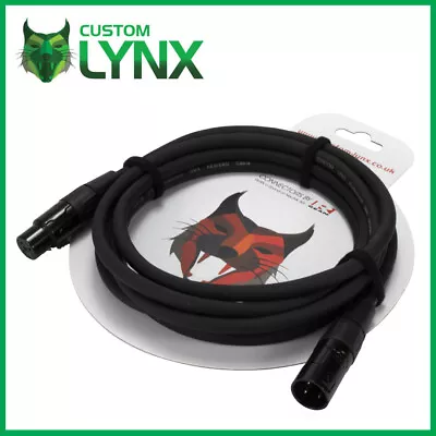 Rean Neutrik DMX Lighting Cable. 3 Pin Male XLR To Female XLR. PRO 1m/3m/5m/10m • £7.25
