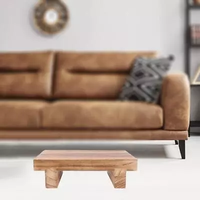 $28.75 • Buy Wooden Bedside Step Stool Portable Under Desk Decorative Mobility Step Stool One
