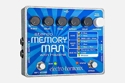 Used Electro-Harmonix Stereo Memory Man With Hazarai Delay Pedal • $201.76