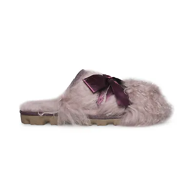Ugg Coquette Mongolian Port Sheepskin Classic Purple Women's Slippers Size Us 7 • $94.99