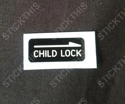 $9 • Buy Suit Holden HSV VN VQ VP VR VS VT VX - Child Lock Door Decal Sticker (1 Pair)