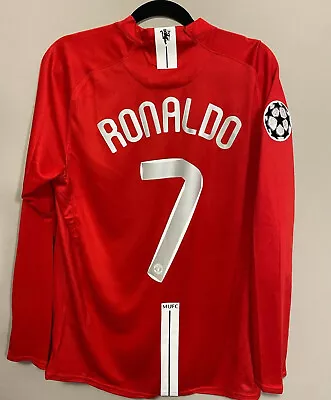 Ronaldo #7 Jersey 2008 Manchester United Champions League Final Jersey • $73.99