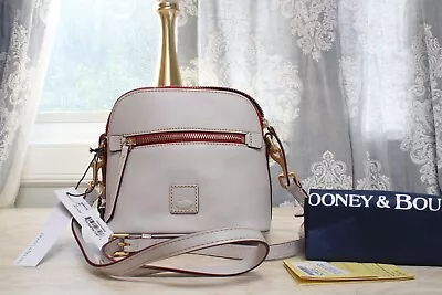 $186 • Buy Dooney & Bourke - Florentine Leather Domed Crossbody - Ecru