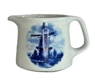 Delft Blue/Blauw Ter Steege BV Windmill Creamer Collectable Holland • $8.99