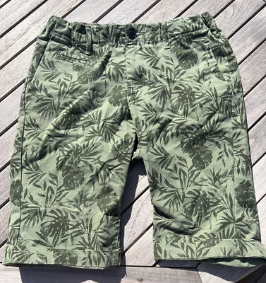 £3.19 • Buy Jack And Jones - Green Botanical Cotton, Boys Shorts, Age 11-12 - BN