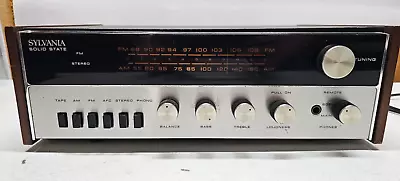 Rare Vintage-sylvania Cr270w Am/fm Stereo Solid State Receiver Tested Works!! • $195