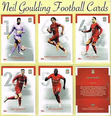 Topps Official Team Set ☆ LIVERPOOL ☆ 2022-23 Football Cards • £0.99