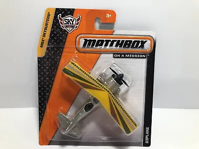 Vintage 2013 Matchbox (mattel) Skybusters On A Mission Biplane Rare Version Bnib • $9.95