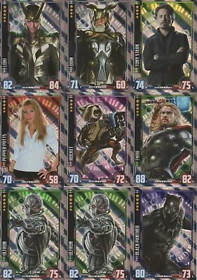 Topps Hero Attax MARVEL CINEMATIC UNIVERSE Trading Cards Holographic Cards • £5