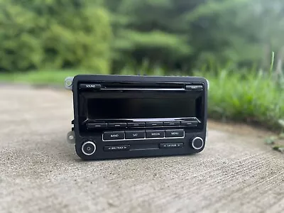 2012 - 2016 Vw Volkswagen Jetta Mk6 Head Unit Cd Player Bluetooth Audio • $50