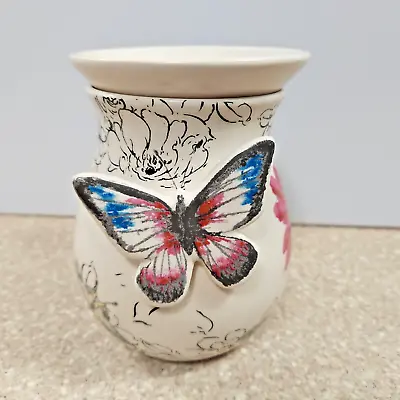 £29.69 • Buy Yankee Candle Intertek Tart Wax Burner 3D Butterfly Floral Electric Plug In
