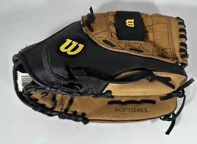 Wilson A0360 ES13 13  A360 Softball Mitt Glove Leather RHT Right Handed Throw • $19.87