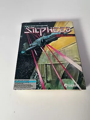 Silpheed Vintage Computer PC Game By Sierra 1988 3.5  And 5.25  Disk MS-DOS • $35