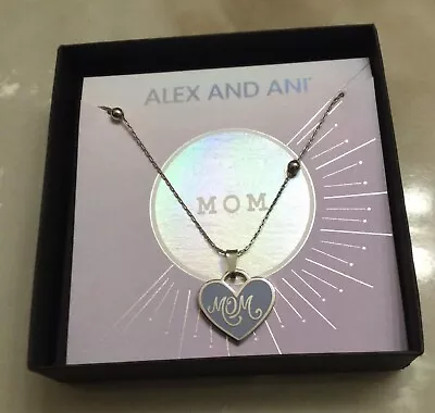 Alex And Ani — Mom Heart Necklace — Silver — New In Box • $15