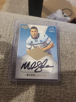 $40 • Buy 2014 NRL Elite League Sensations Signature LS11/16 Michael Gordon Cronulla