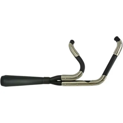 Trask Assault Ceramic Black 2 Into 1 Pipes Full Exhaust System Harley 91-05 Dyna • $1149.95