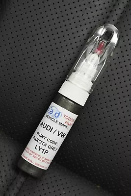 Audi Dakota Grey Ly1p Touch Up Pen Bottle Brush Repair Paint Chip Scratch Car • £19.90