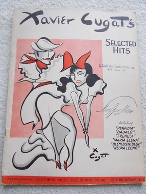 Xavier Cugat 14 Selected Hits Perfidia Others Voice Piano Unmarked • $5.99