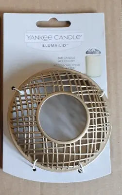 New Yankee Candle Illumalid  / Lid  - Gorgeous  Gift 🎁 - Gold • £5.98