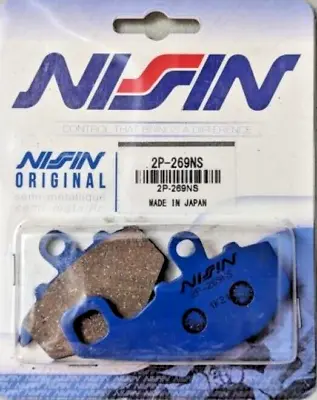 Kawasaki Ninja ZXR GPZ ER6 ZZR Nissin Semi Metallic Rear Brake Pads New 2P269NS • £24.99