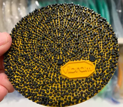 (SALE) OOP Vibram Mini Yellow Black  Disc Golf  Spaghetti New PDGA #M238 • $23