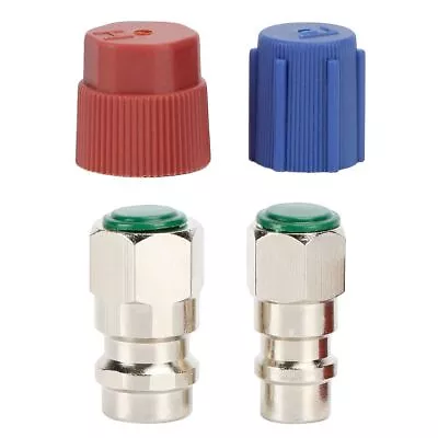 Retrofit 7/16 To 3/8 Conversion Adapter R12 To R134a High/Low AC Fitting NEW • $8.56