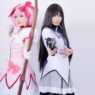 Puella Magica Kaname Madoka / Akemi Homura / Tomoe Mami Cosplay Costume Dress • $22.99