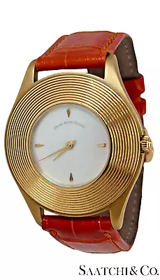 Mauboussin R. 11863 Men's Watch 18K Gold Mother Of Pearl Dial Swiss Timepiece • $5229.27