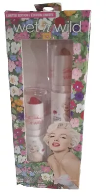 Marilyn Monroe X Wet N Wild Red Lipstick & Balm LIMITED EDITION Set NIB • $48.90