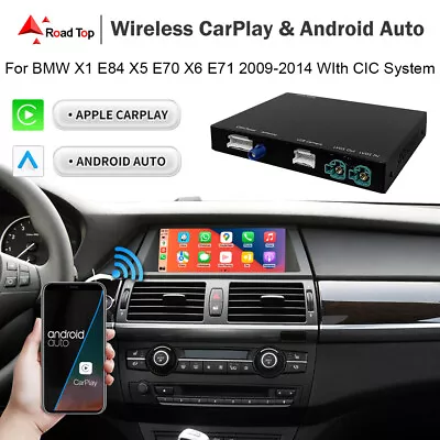 Wireless Carplay Android Auto Retrofit MMI For BMW X1 E84 X5 E70 X6 E71 With CIC • $238.44