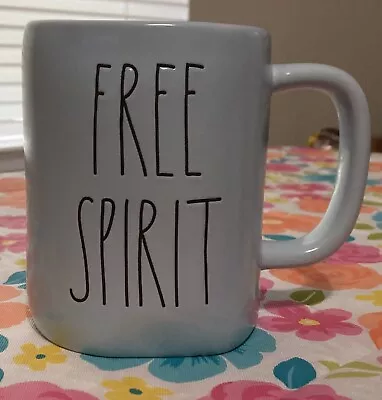 Rae Dunn Coffee/Tea/Soup Mug FREE SPIRIT Q • $17.99