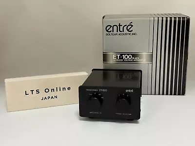 ENTRE ET-100 MC Vintage Step Up Transformer Stereo Phono Cartridge Japan Tested • $399