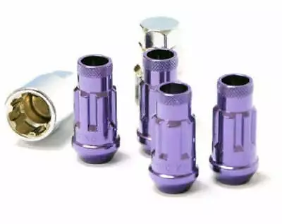 Wheel Mate Muteki SR48 Open End Locking Lug Nut Set Of 4 - Purple 12x1.50 48mm • $61.49