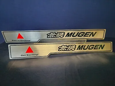 SUPER RARE Authentic OG JDM MUGEN AIRWAVE Stainless Steel Door Sills HONDA ACURA • $418