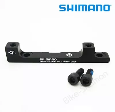 Shimano Disc Brake Post To Post Mount Adaptor FRONT 203mm Rotor SM-MA-F203P/P • £9.65