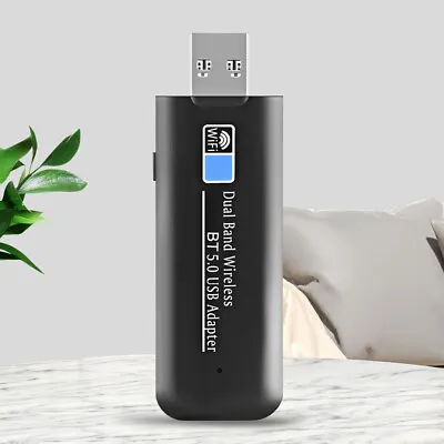 2.4/5GHz Dual Band Mini WiFi Dongle Useful Bluetooth-Compatible5.0 For PC Laptop • $25.40