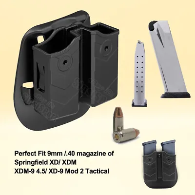 Magazine Holster Mag Pouch For Springfield XD XD9 XDM 9mm XDM-9 XD-9 Mod 2 .40 • $18.99