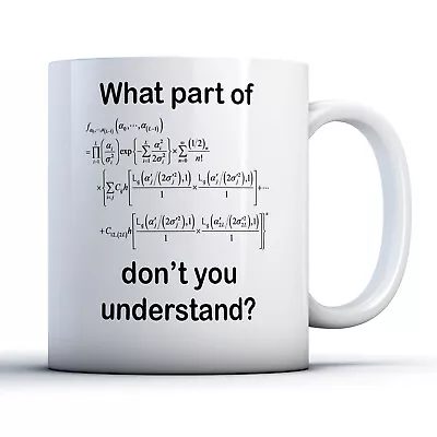 What Part Of [Maths] Don't You Understand? - Funny Mathematics Gift Mug • £9.99