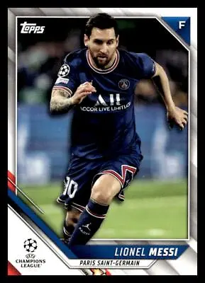 2021-22 Topps UEFA Champions League Lionel Messi #10 Paris Saint-Germain • $3.99