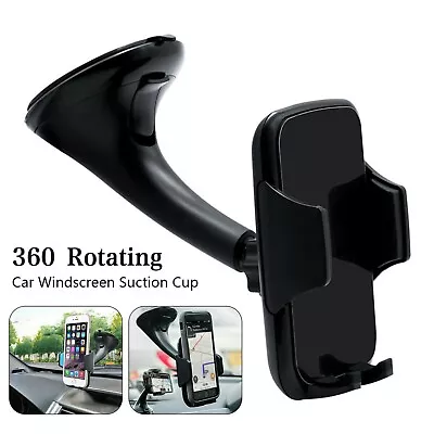 Samsung S22/S21 FE/S20/S9/S8 In Car 360 Universal Windscreen Phone Holder Mount • £7.99