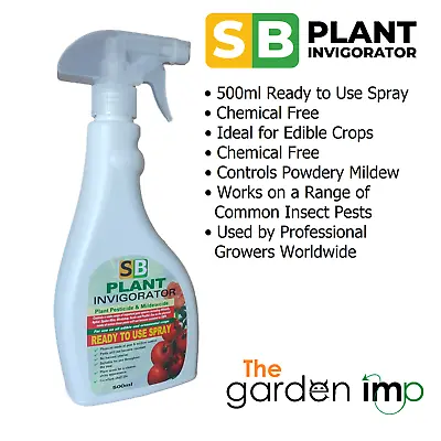 £10.69 • Buy Spider Mite Control SB Plant Invigorator Toxic Free Spray Pests Bugs Hydroponics