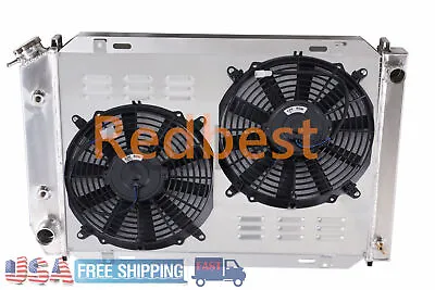 Aluminum 3Row Radiator And Fan Shroud For 79-93 Ford Mustang/Mark VII 5.0L 302Cu • $182