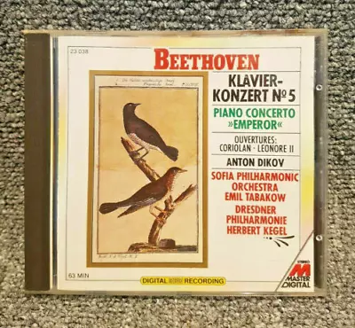 £6.99 • Buy Beethoven - Beethoven Piano Concerto No. 5 Overtures Anton Dikov Tabakow Kegel