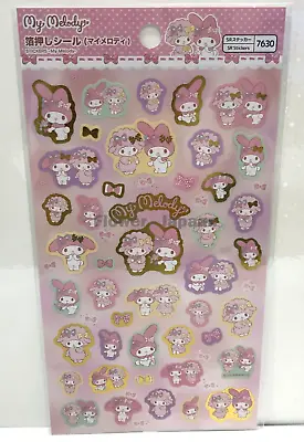 Sanrio Characters Seal Sticker Foil Stamping My Melody My Sweet Piana Anime • $2.80