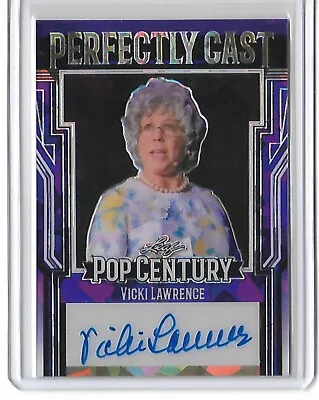 VICKI LAWRENCE MAMAS FAMILY Leaf Pop Century Perfectly Cast Auto 1 Autograph 1/7 • $59.99