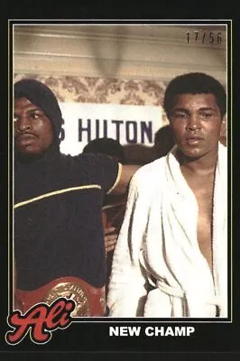 2021 Topps Muhammad Ali The People's Champ Black #70 New Champ /56 • $0.99