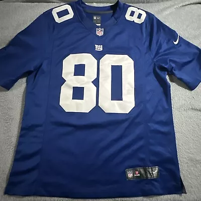 NY Giants Nike Football NFL Blue Jersey Men’s Sz L #80 CRUZ • $50